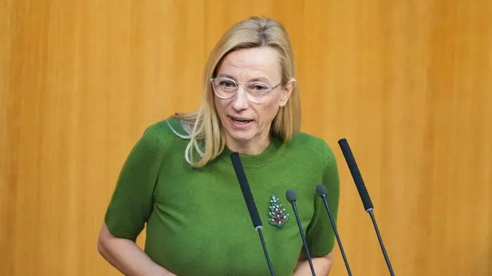 Juliane Bogner-Strauß (ÖVP) im Nationalrat