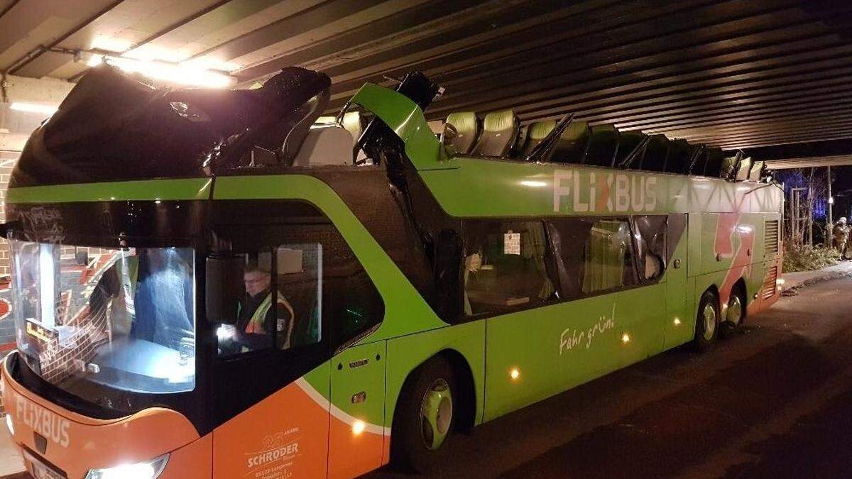 Zum Glück befanden sich keine Passagiere an Bord