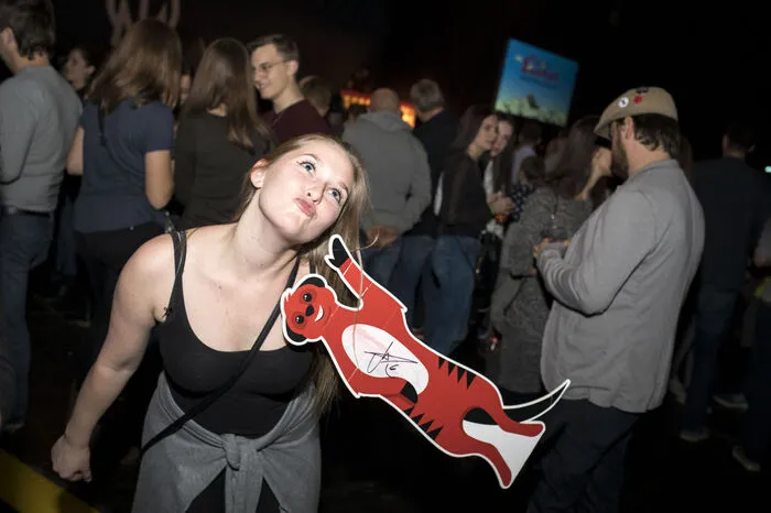 Da durfte das Kleine Zeitung-WG-Maskottchen "Bernie" natürlich nicht fehlen.