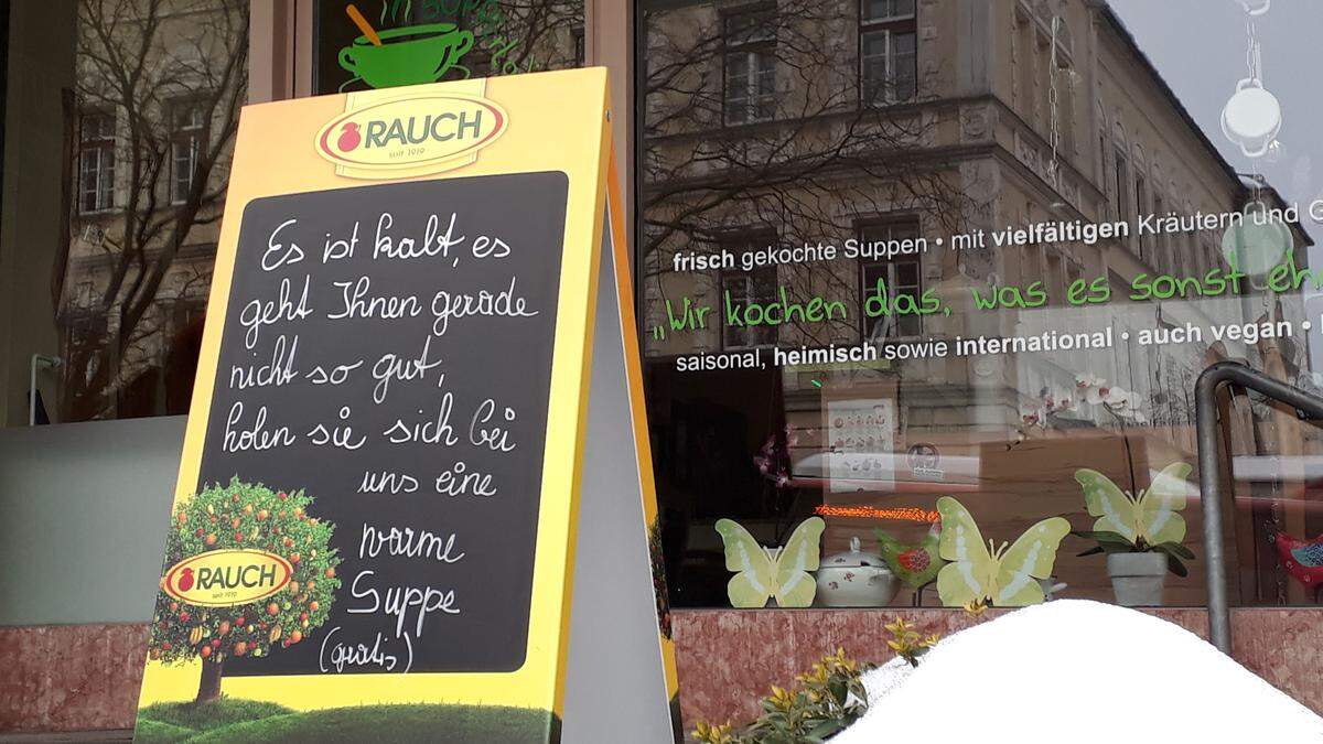 Ab sofort gibt es im &quot;Supperlativ&quot; wieder gratis Suppe für Bedürftige 