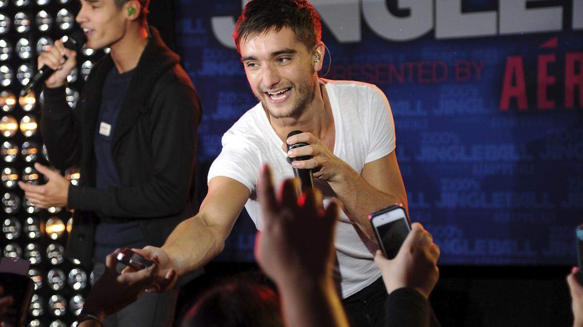 Tom Parker bei einem Konzert der Boy-Band