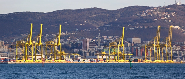 Der Hafen von Triest