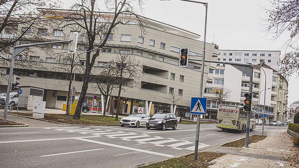 Neuer Fußgängerübergang Völkermarkterring zwischen Salmstraße und Sariastraße 
