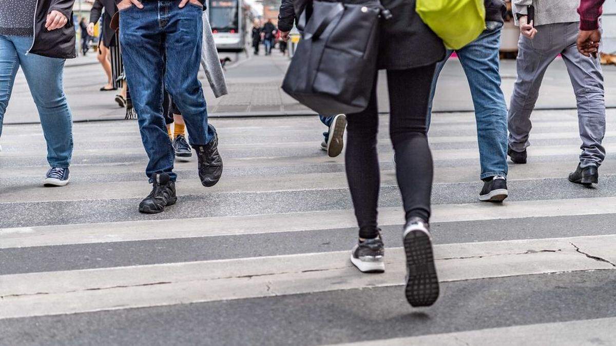 Fußgänger in Graz