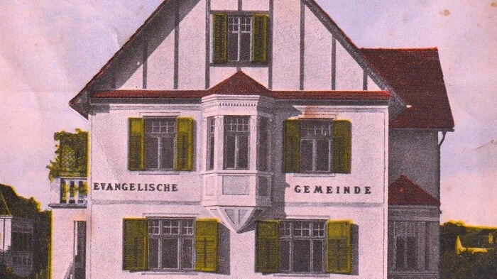 Das erste Bethaus in der Schillerstraße