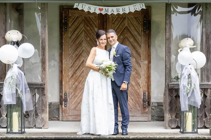 Das Brautpaar geht nun gemeinsam in eine neue Zukunft