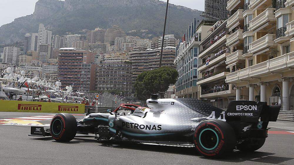 Lewis Hamilton fuhr in Monte Carlo auf die Pole position - es war die 85. seiner Karriere. 