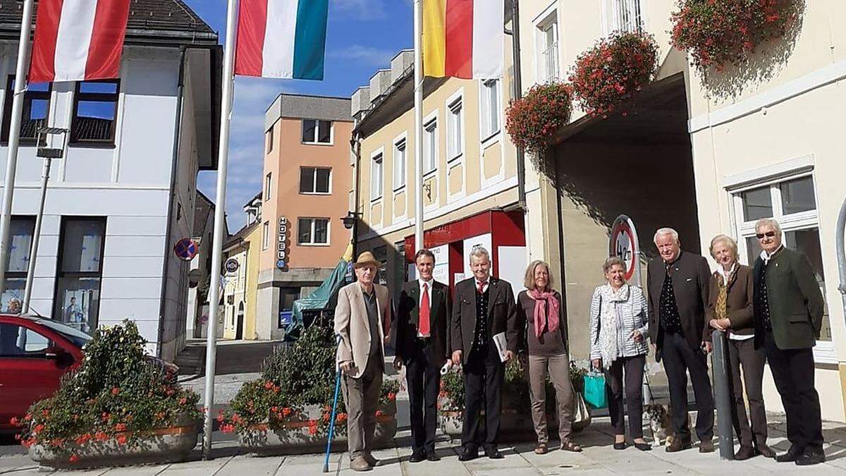 Die &quot;Dialog- und Gedenkgemeinschaft&quot; zu Besuch im Heimatmuseum Völkermarkt