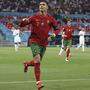 Fünf Mal durfte Cristiano Ronaldo bei der EM jubelnd abdrehen.