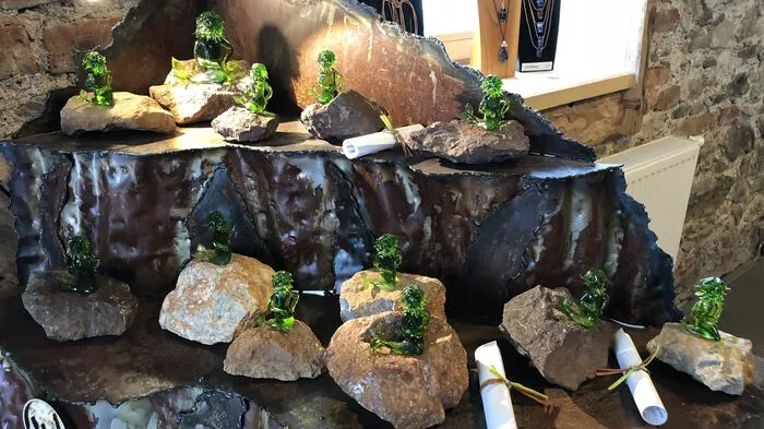 Auch den Eisenerzer Wassermann gibt es im Mineralienmuseum von Franz Ritzinger in Eisenerz