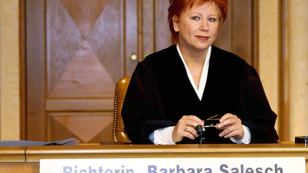 Ein Bild aus dem Archiv: TV-Richterin Barbara Salesch