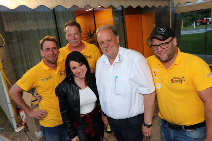 Bürgermeister Martin Treffner konnte wieder sehr zufrieden mit seinem Frühlingsfest!
