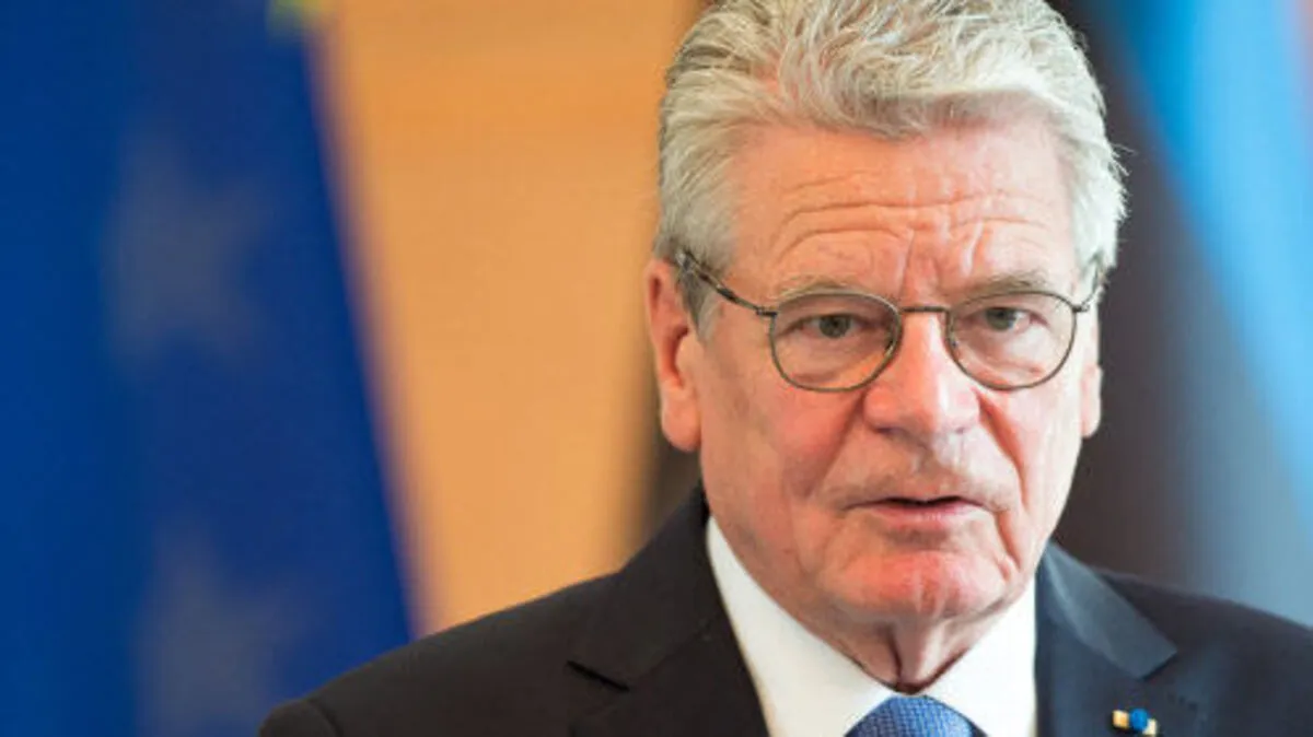 Bundespräsident Joachim Gauck 
