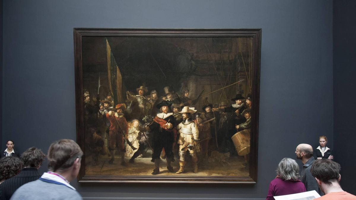 „Nachtwache“ von Rembrandt van Rijn im Rijksmuseum