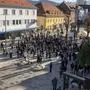 Rund 200 Demonstranten trafen sich in Knittelfeld