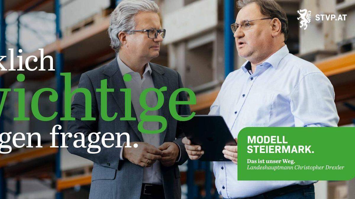 "Modell Steiermark"-Kampagne 2024 mit Christopher Drexler 