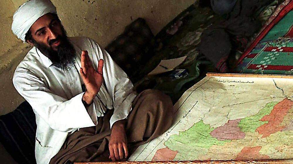 Osama bin Laden auf einem Foto von 1998