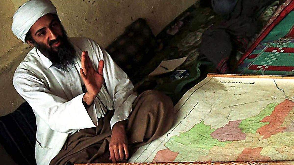 Osama bin Laden auf einem Foto von 1998
