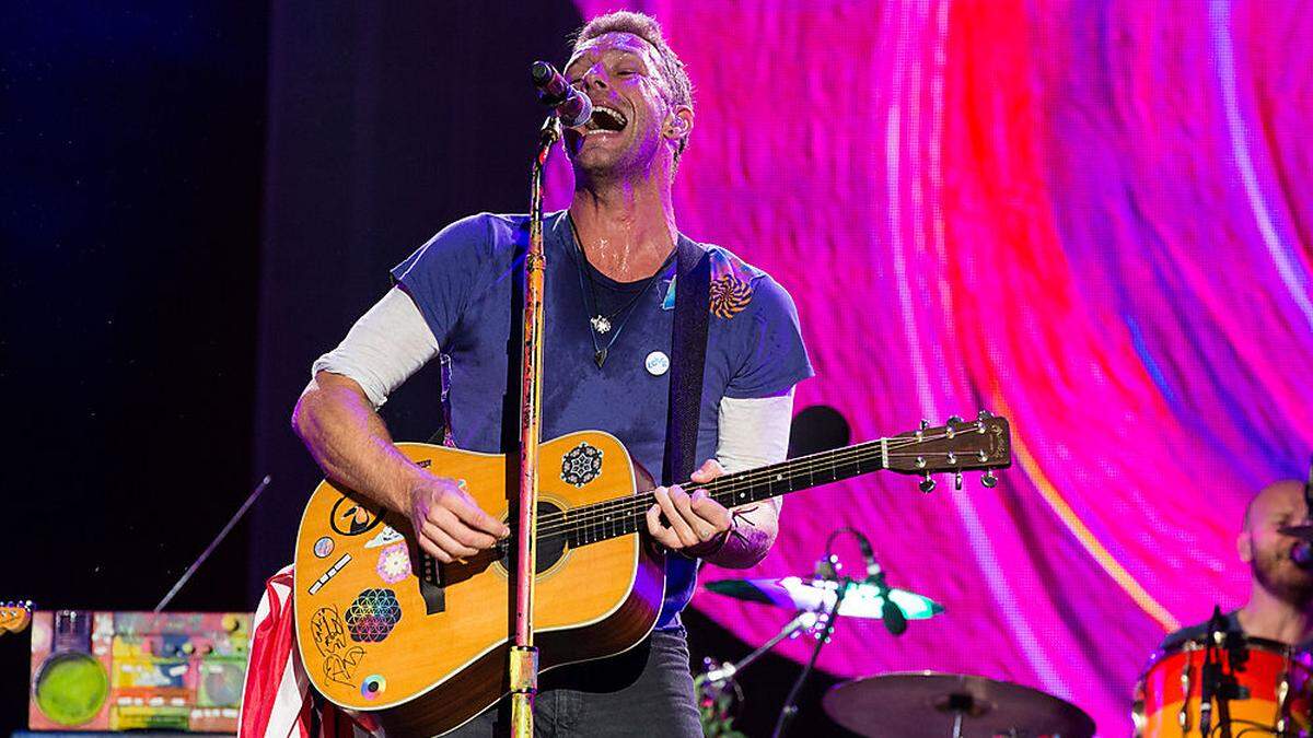 Coldplay (im Bild Chris Martin) kommen nach Österreich