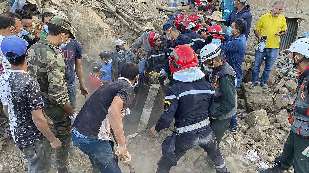 Bergung von Verschütteten