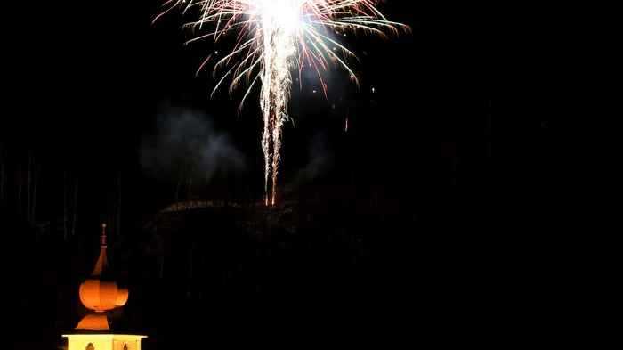 Mit einem großen Feuerwerk wurde am 30. Dezember in St. Peter ob Judenburg Bauernsilvester gefeiert.