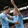 Die Hauptdarsteller der Partie: Jack Grealish (links) und Kevin de Bruyne