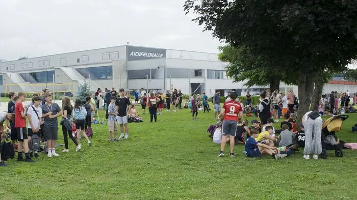 Der Spendenlauf stieß auf großes Interesse