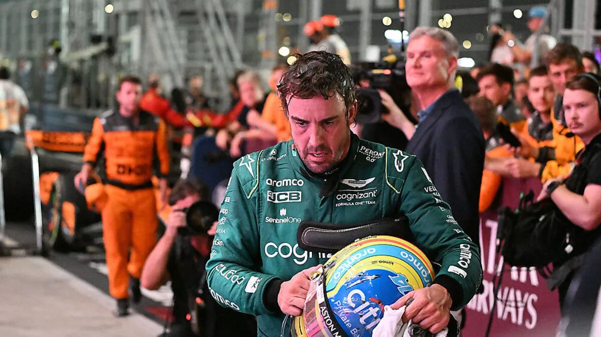 Nicht nur Fernando Alonso war die Erschöpfung ins Gesicht geschrieben 