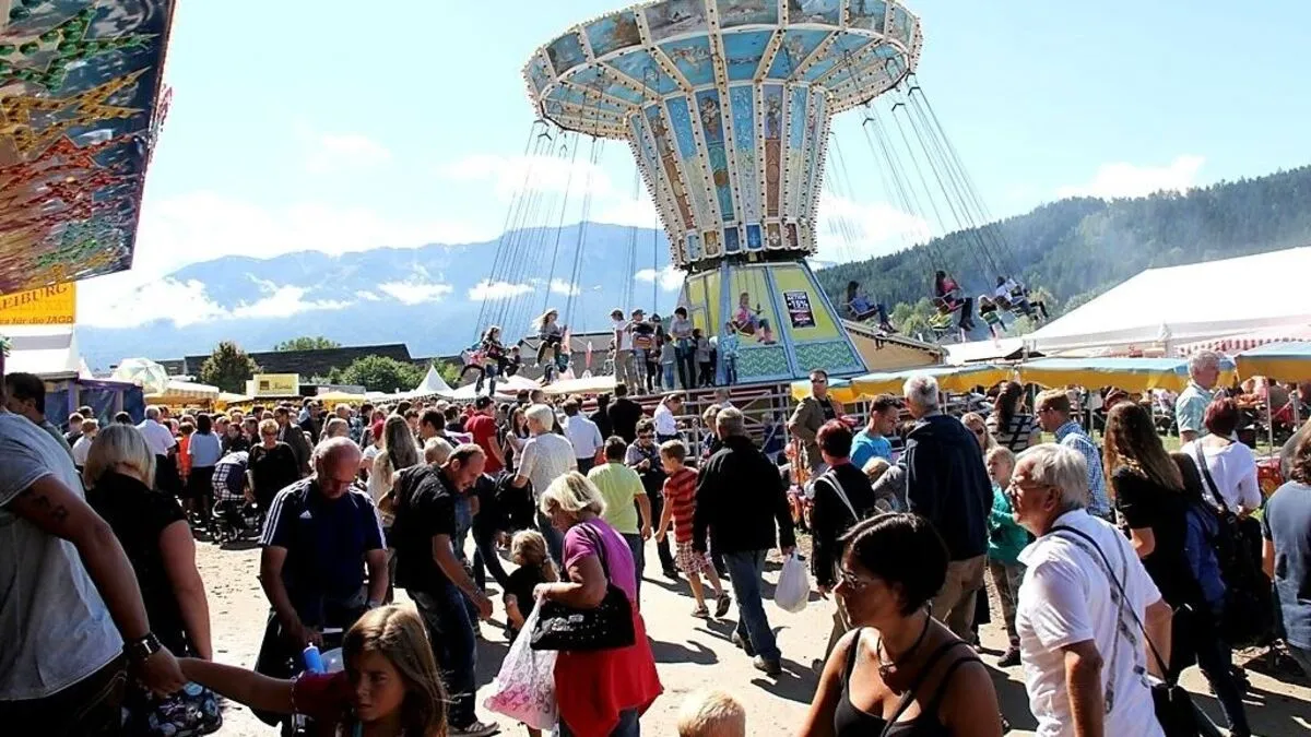 Zehntausende Besucher vergnügten sich am Sonntag am Bleiburger Wiesenmarkt