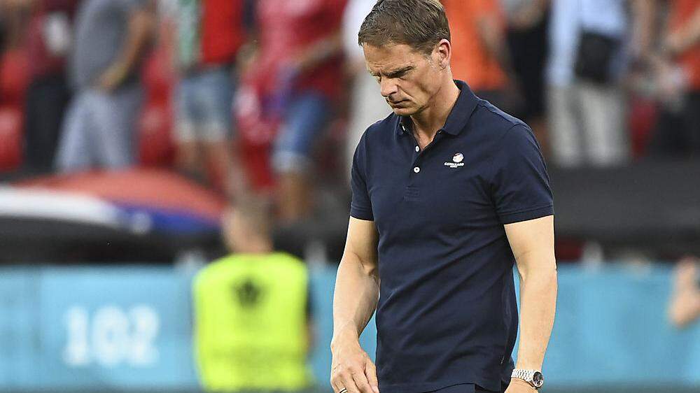 Die Niederlage gegen Tschechien war das letzte Spiel als Teamchef für die Niederlande 