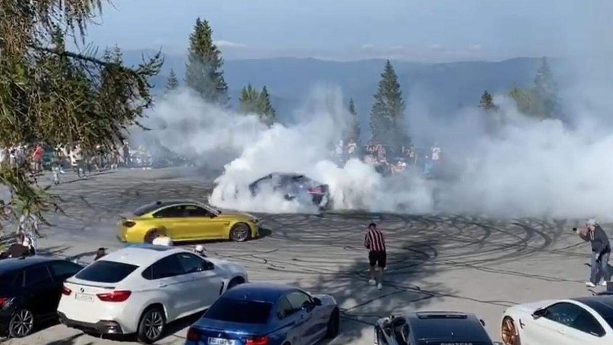 Wilde Ausschreitungen am Dobratsch während des GTI-Vortreffens