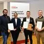 Die Preisträger: Hans-Peter Ulrich und Verena Ulrich-Hollerer, Michael Prader sowie Lukas Schwindsackl