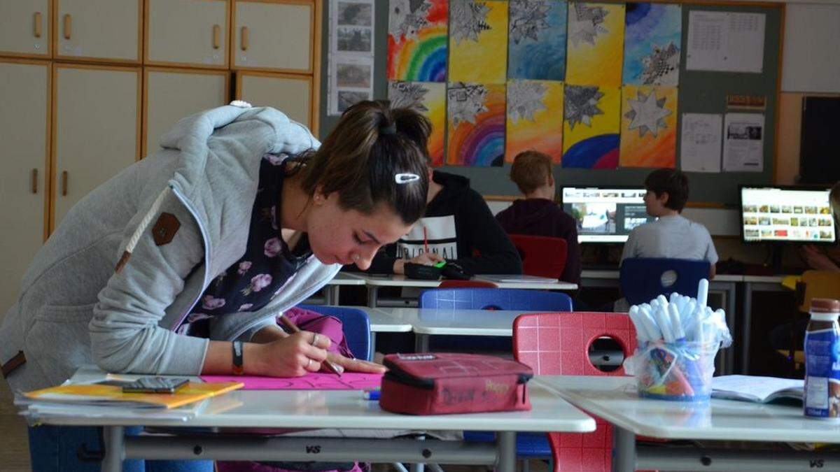 Wir haben die Schüler der 4s Klasse bei den Vorbereitungen besucht