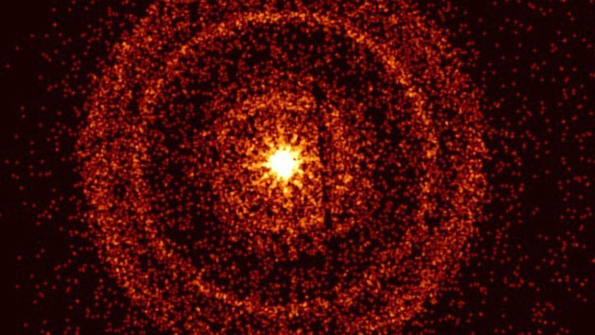 Der Lichtblitz entstand wahrscheinlich beim Vergehen riesiger Sterne
