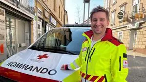 Florian Bernt (42) ist frischgebackener Bezirksrettungskommandant von Leoben