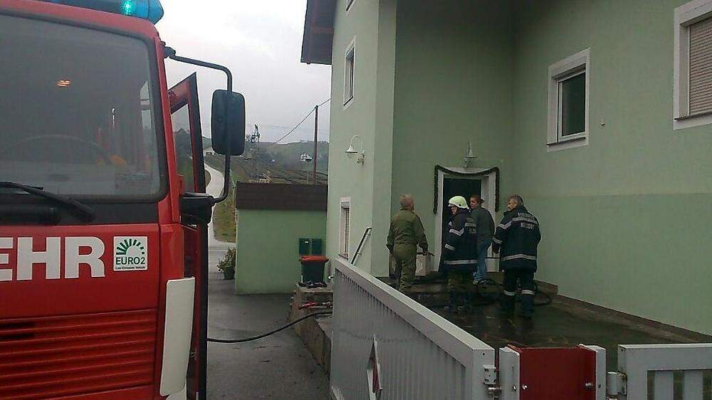 Feuerwehr Rollsdorf bekämpfte Kaminbrand