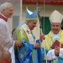Kardinal Christoph Schönborn (rechts) beim Papstbesuch Benedikts im Jahr 2007 in Mariazell