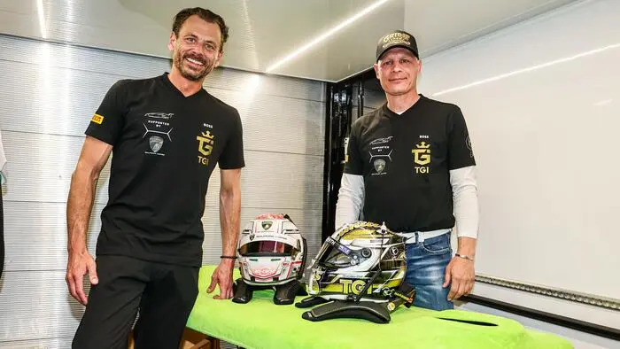 Gottfried Grasser (GRT-Chef) mit Sven Helferich (rechts)