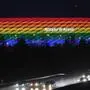 Die Allianz-Arena in München darf am Mittwoch nicht in den Regenbogenfarben erstrahlen