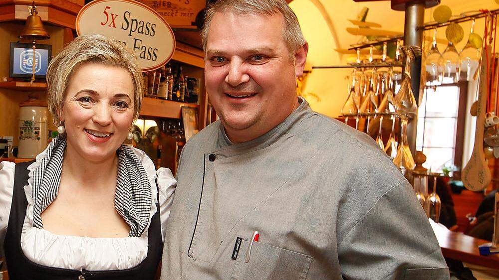 Einer von drei Slow Food-Betrieben in St. Paul: Gisela und Richard Poppmeier vom Gasthaus Poppmeier
