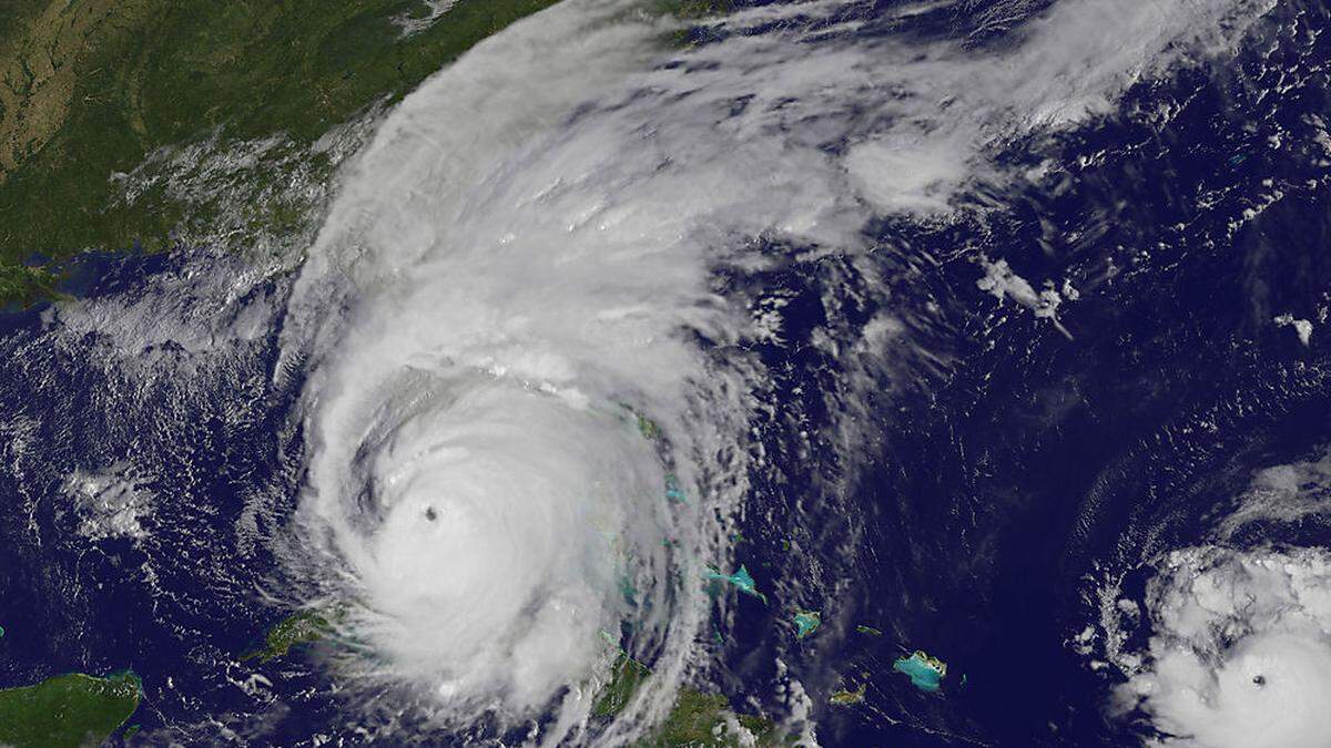 Hurrikan &quot;Irma&quot; über dem US-Staat Florida