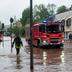 Heftiger Dauerregen hat im Südwesten Deutschlands im Bundesland Saarland Überflutungen und Erdrutsche verursacht