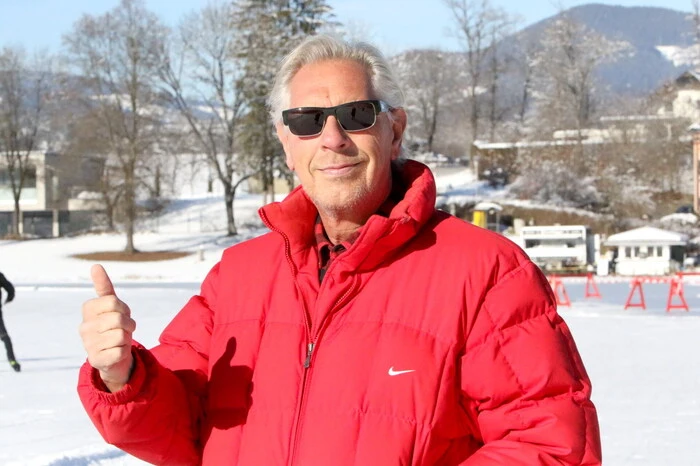 Übrigens: Pures Eislaufvergnügen bei Minustemperaturen genoss unter anderem Bankprofi Gerhard Kloiber. 