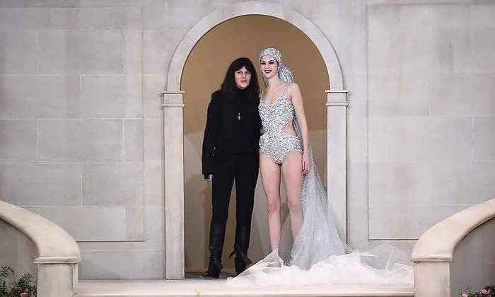 Bei der Chanel-Show diesen Februar in Paris