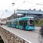 Die „MUL“-Straßenbahn im Einsatz
