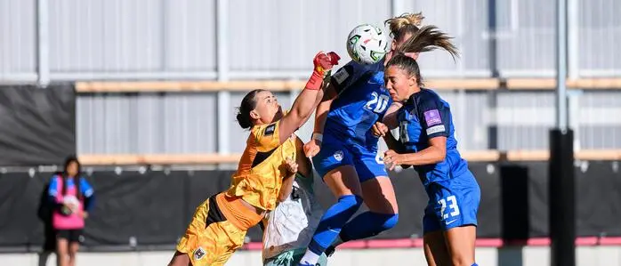 ÖFB-Torfrau Mariella El Sherif lieferte gegen Slowenien einige ausgezeichnete Paraden