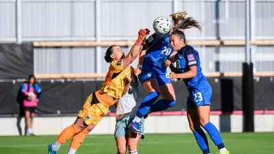 ÖFB-Torfrau Mariella El Sherif lieferte gegen Slowenien einige ausgezeichnete Paraden