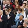 Trumps Inauguration 2017. Selbstverständlich war sein Vorgänger Barack Obama dabei 