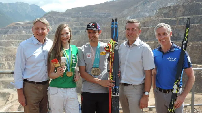 Josef Herk, Lisa Janisch, Lukas Klapfer, Christian Treml und Christian Schwarz