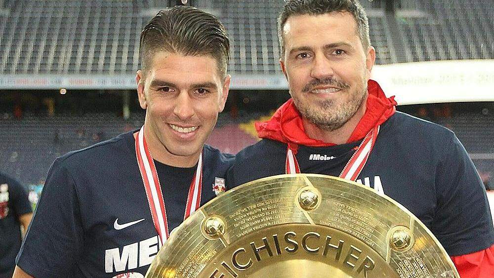 Salzburg-Trainer Oscar Garcia muss sich wohl von Jonatan Soriano verabschieden